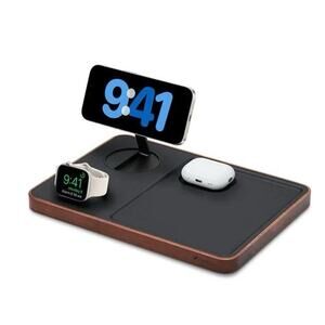 Nimble Valet 3-in-1 Wireless Qi2 Charger for iPhone, AirPods (Refurbished)